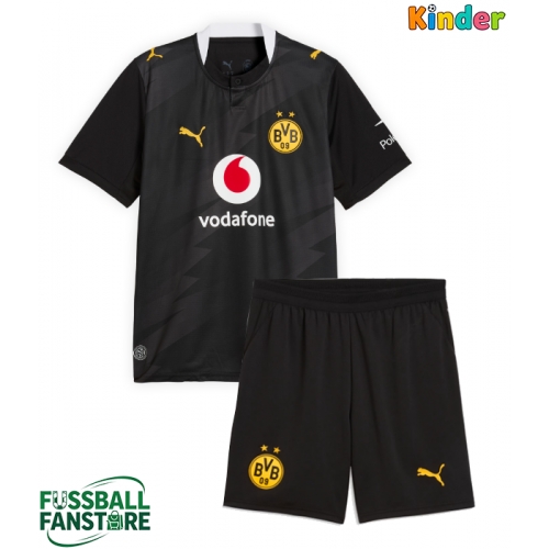 Borussia Dortmund Joey Veerman #25 Replik Auswärtstrikot Kinder 2026-27 Kurzarm (+ Kurze Hosen)